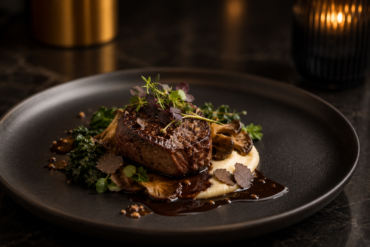 Plated dish